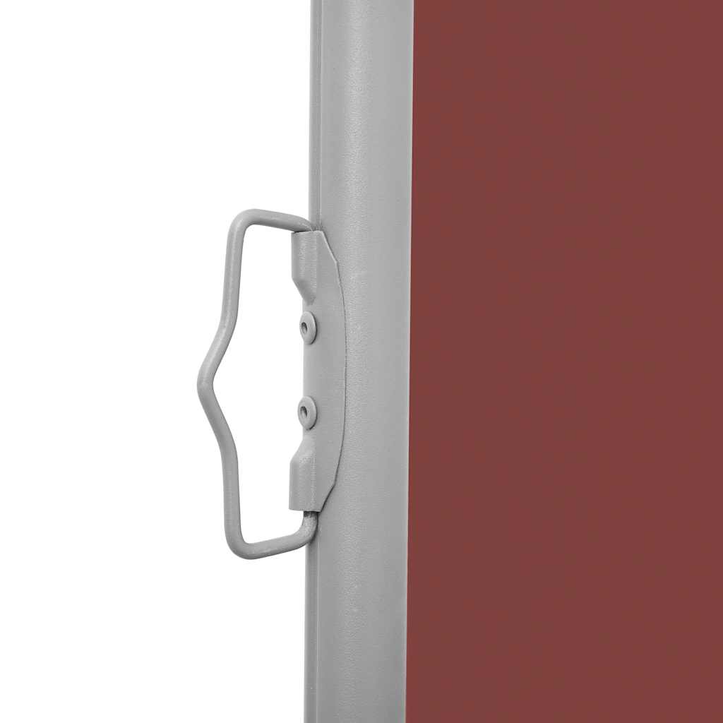 Tenda da Sole Laterale Retrattile Marrone 100x600 cm