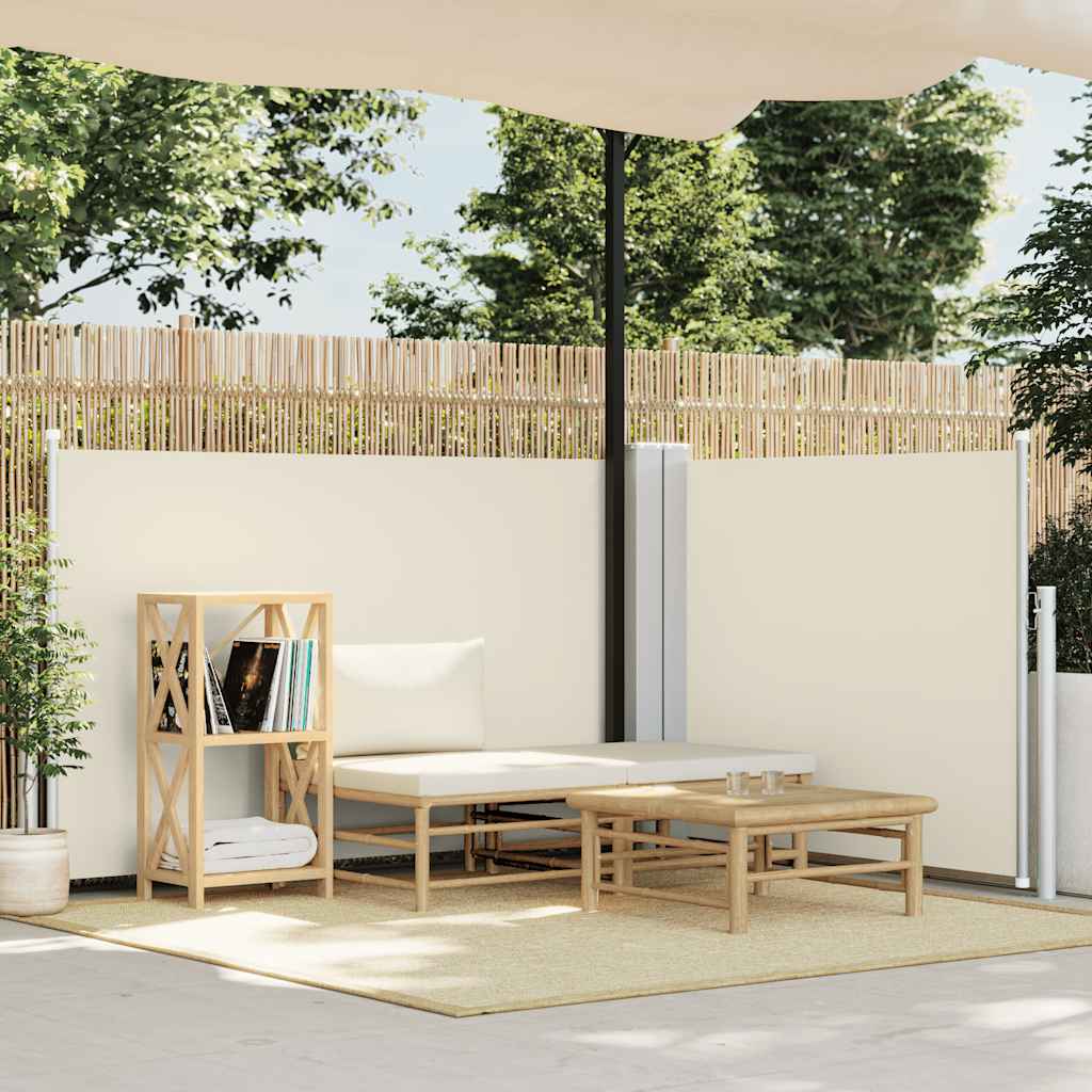 Tenda da Sole Laterale Retrattile Crema 120x600 cm