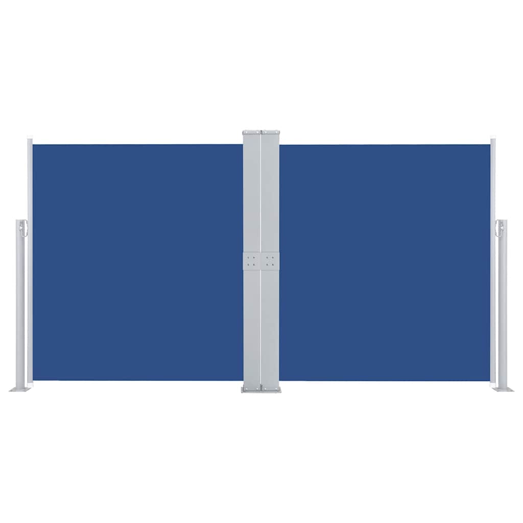Tenda da Sole Laterale Retrattile Blu 140x600 cm