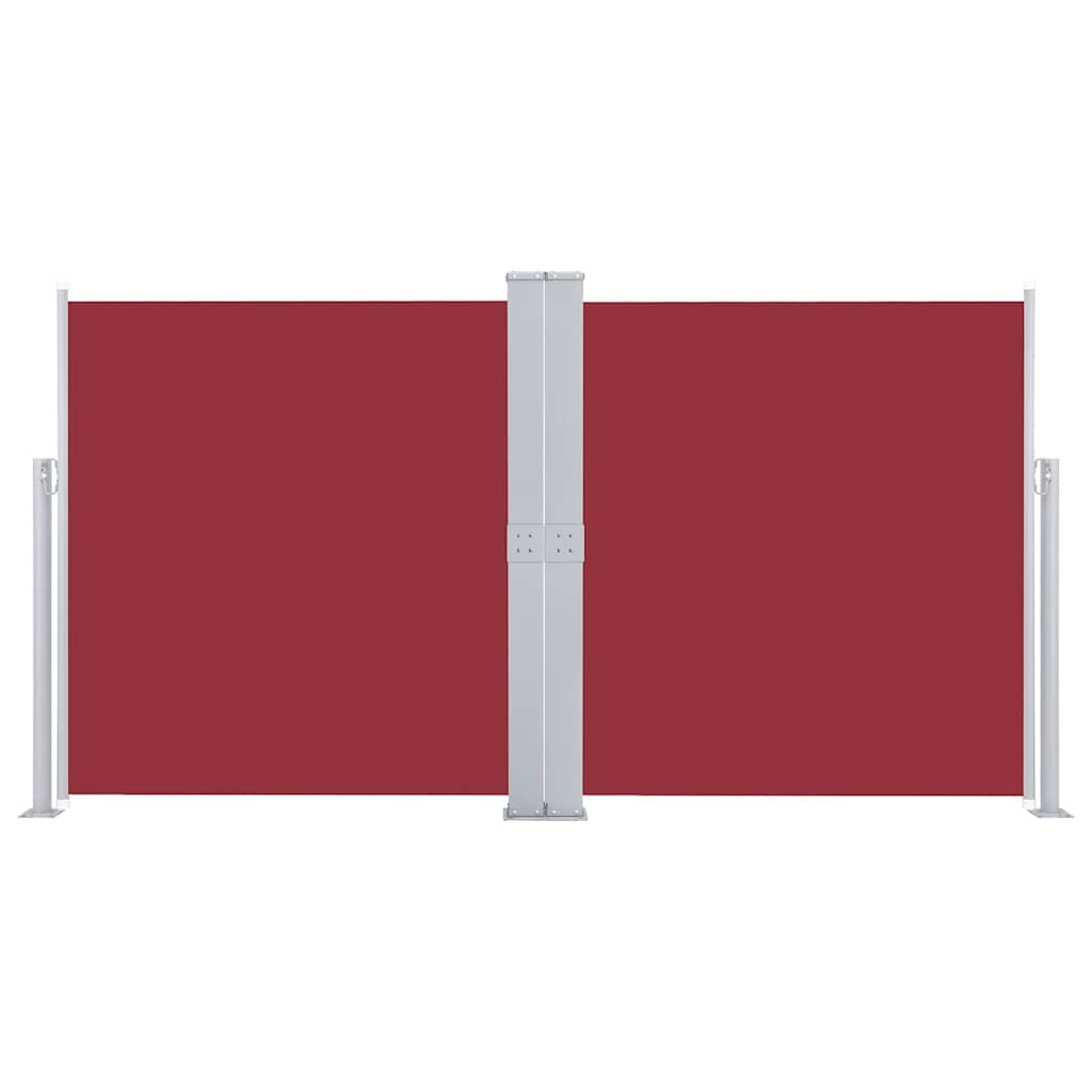 Tenda da Sole Laterale Retrattile Rossa 140x600 cm