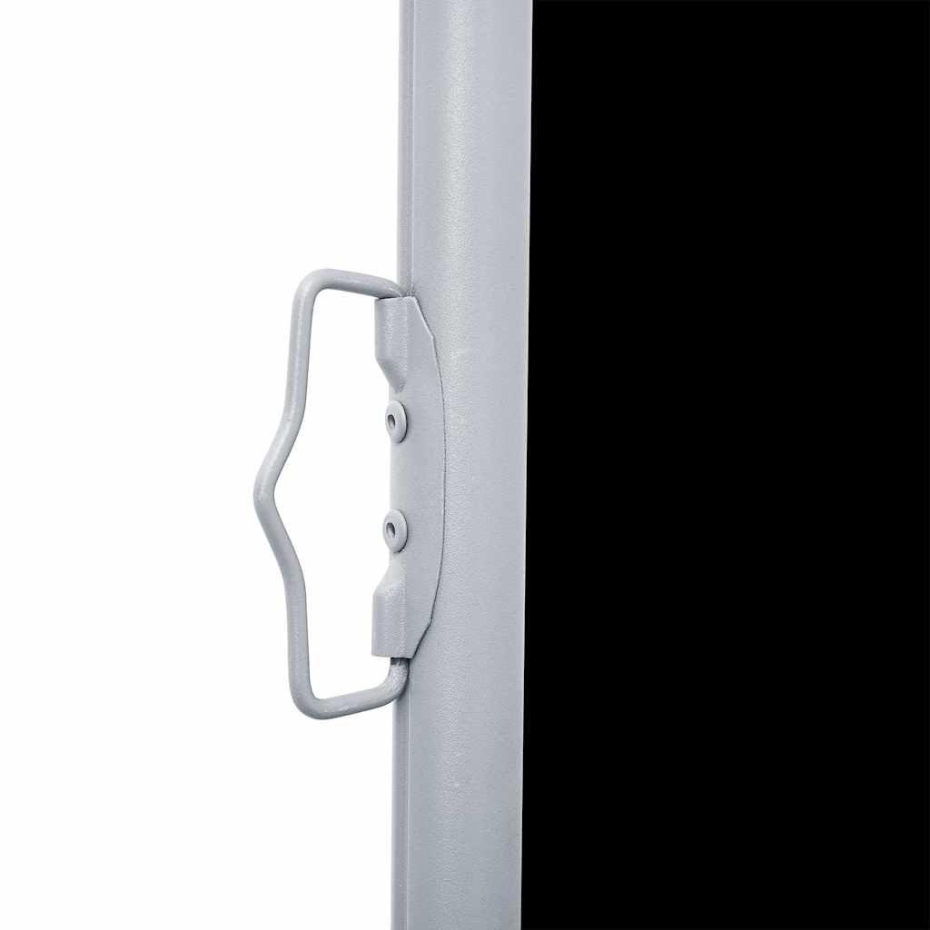Tenda da Sole Due Lati Retrattile per Patio 170x600 cm Nera