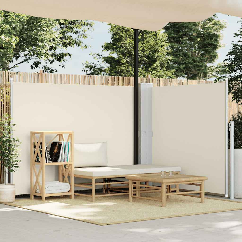 Tenda Laterale Retrattile Crema 140x1000 cm