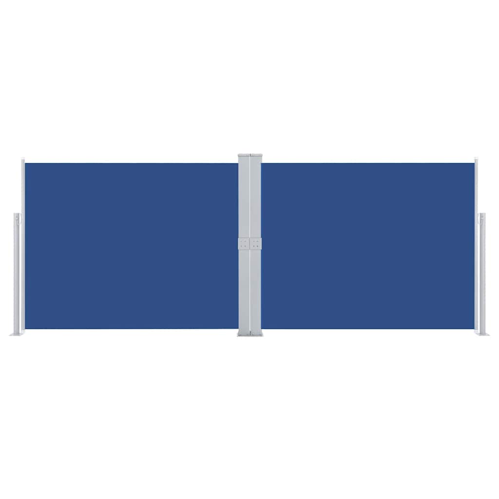 Tenda da Sole Laterale Retrattile Blu 140x1000 cm