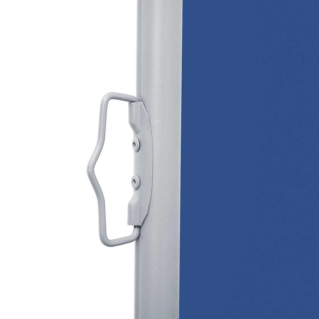 Tenda da Sole Laterale Retrattile Blu 140x1000 cm