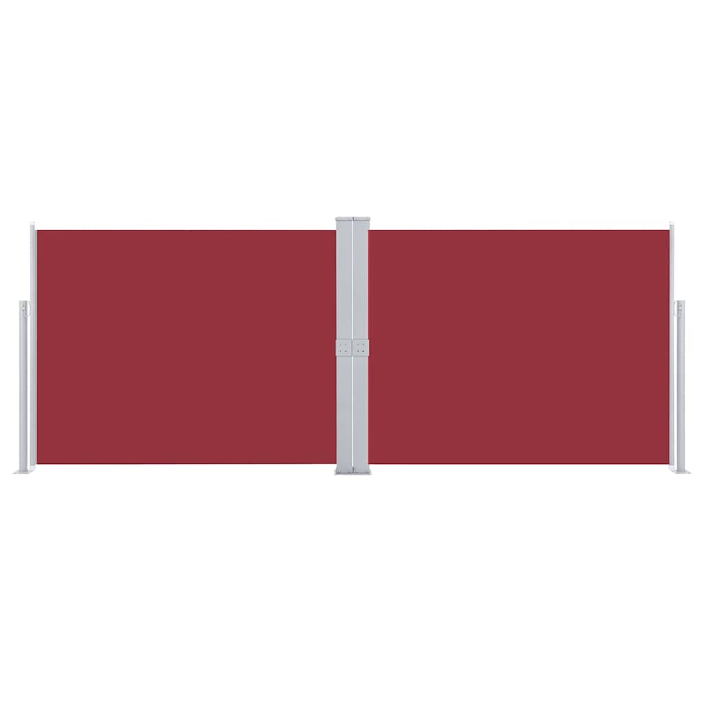 Tenda Laterale Retrattile Rossa 140x1000 cm