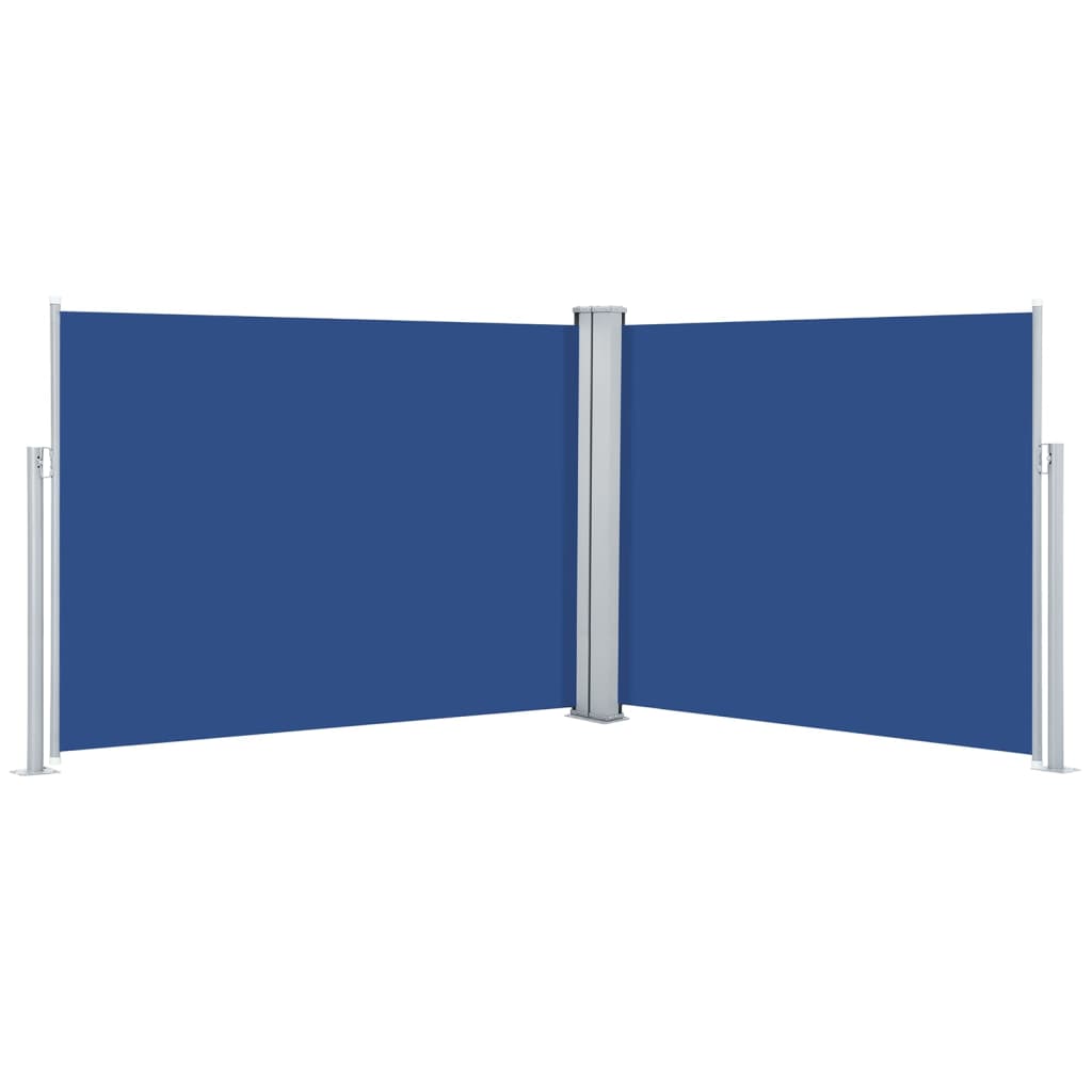 Tenda da Sole Laterale Retrattile Blu 170x1000 cm