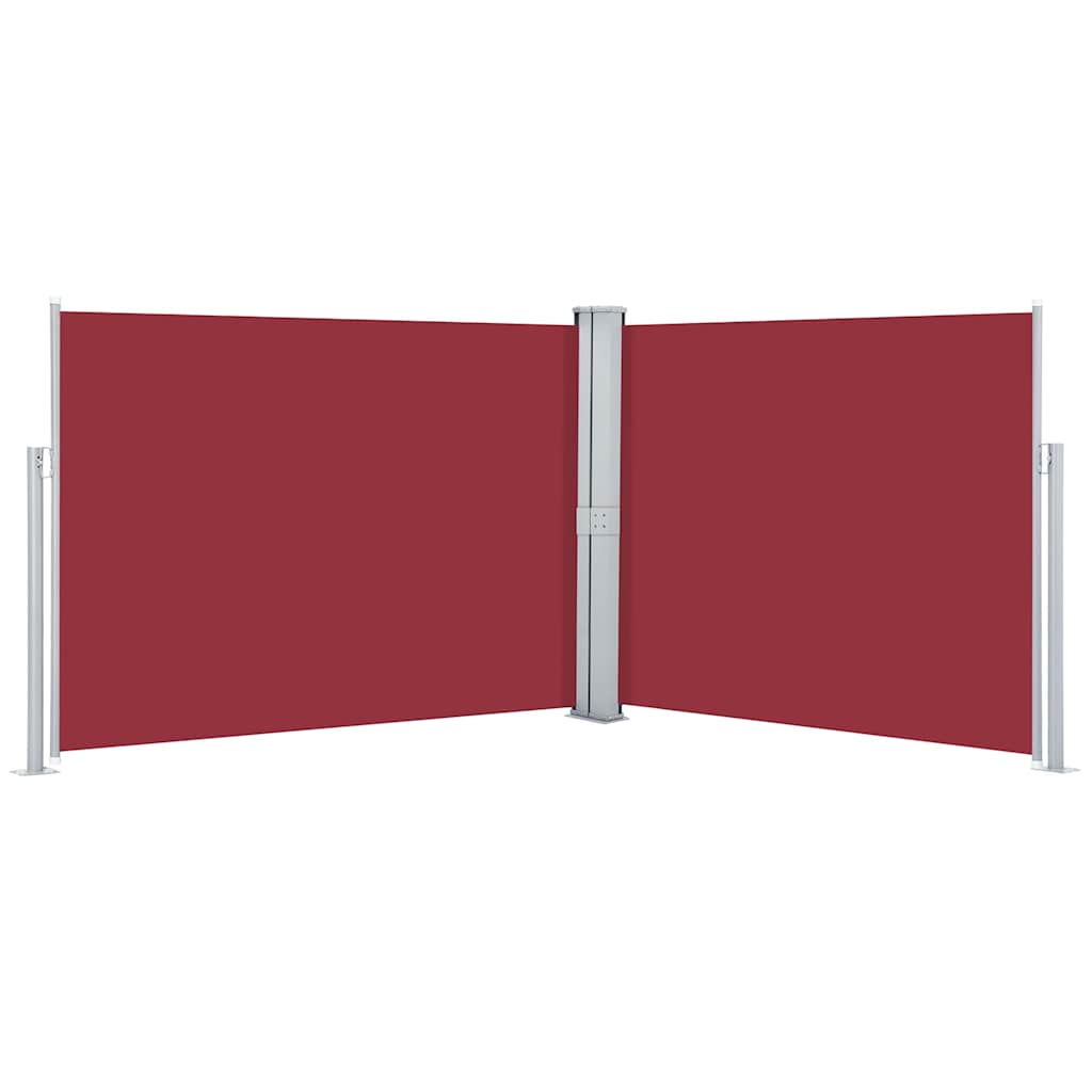 Tenda da Sole Laterale Retrattile Rossa 170x1000 cm