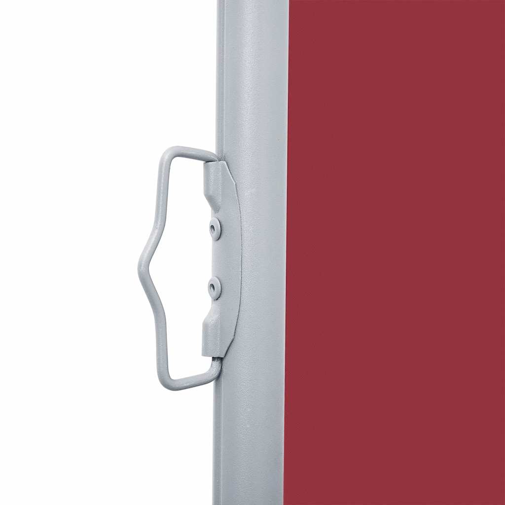 Tenda da Sole Laterale Retrattile Rossa 170x1000 cm