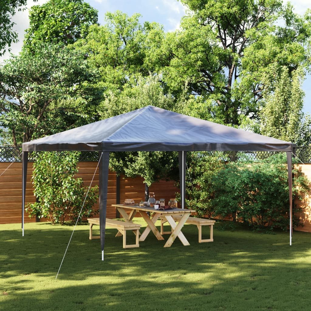 Gazebo Professionale 4x4 m Antracite 90 g/m²
