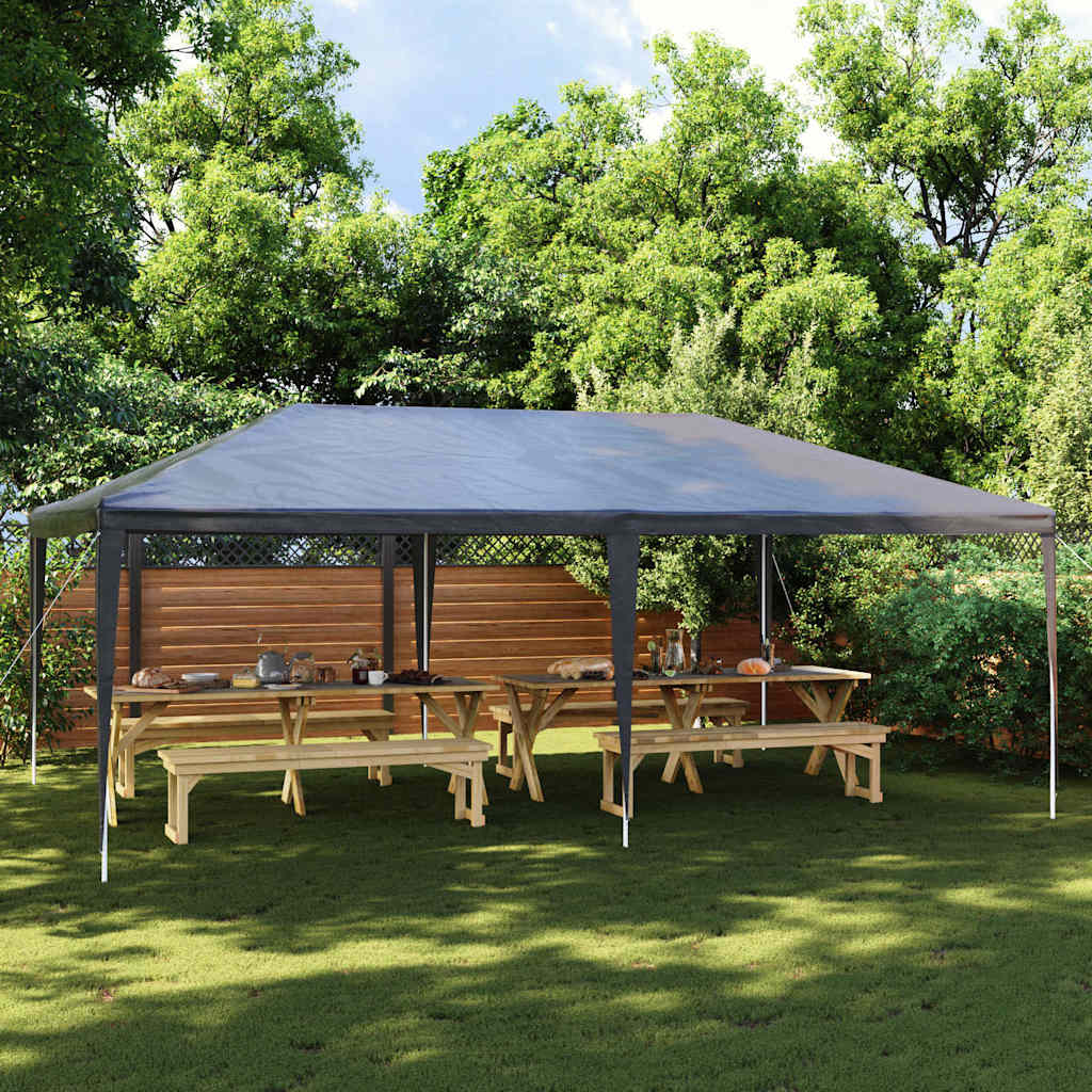 Gazebo Professionale 4x6 m Antracite 90 g/m²