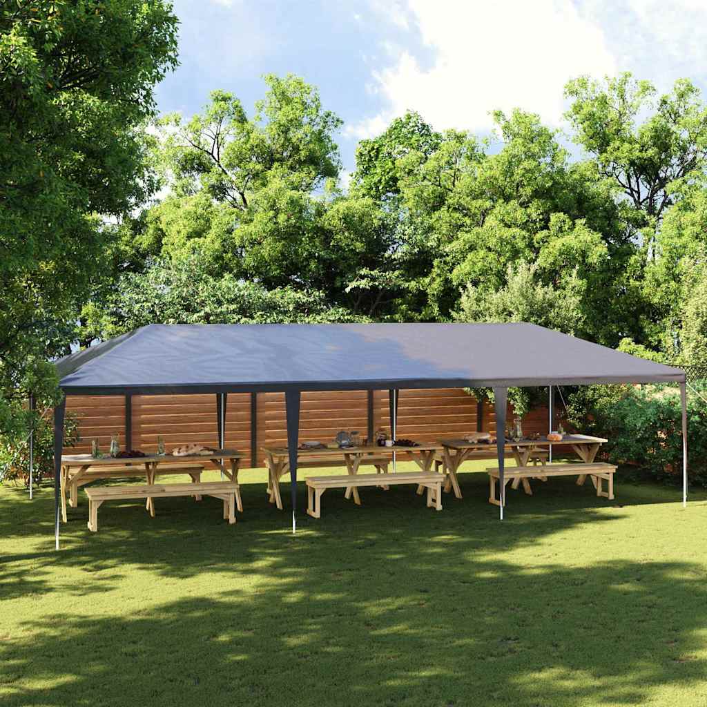 Gazebo Professionale 4x9 m Antracite 90 g/m²
