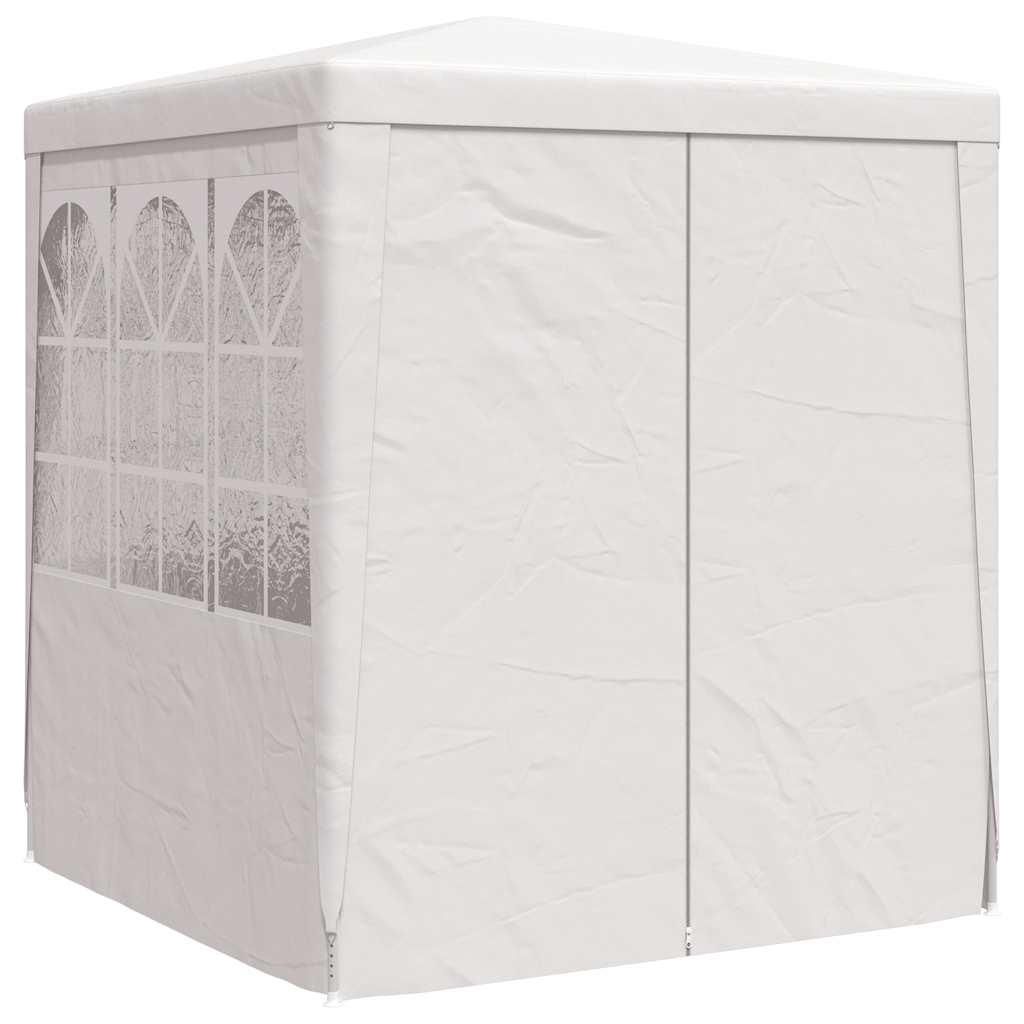Gazebo Professionale con Pareti 2x2 m Bianco 90 g/m²