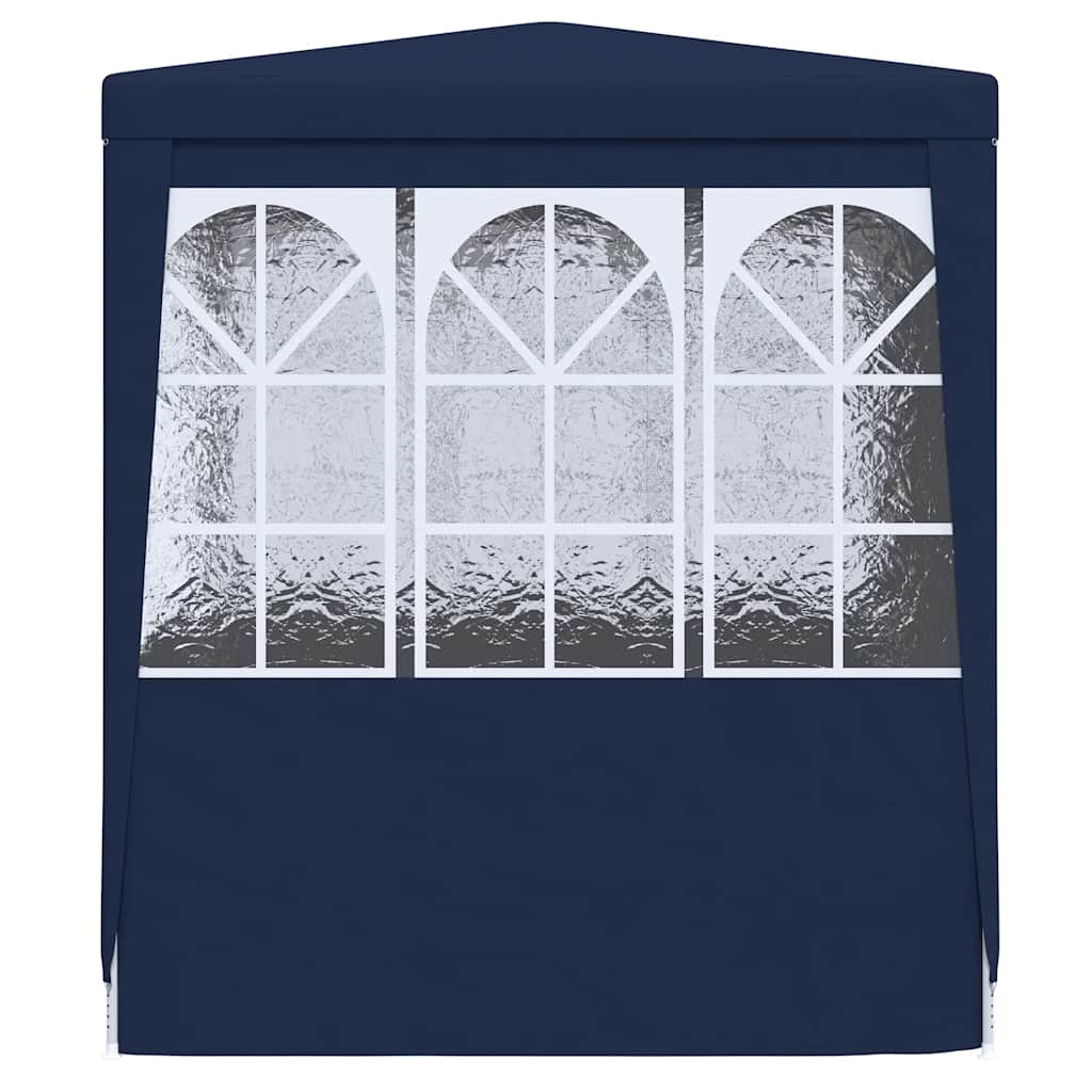 Gazebo Professionale con Pareti 2x2 m Blu 90 g/m²