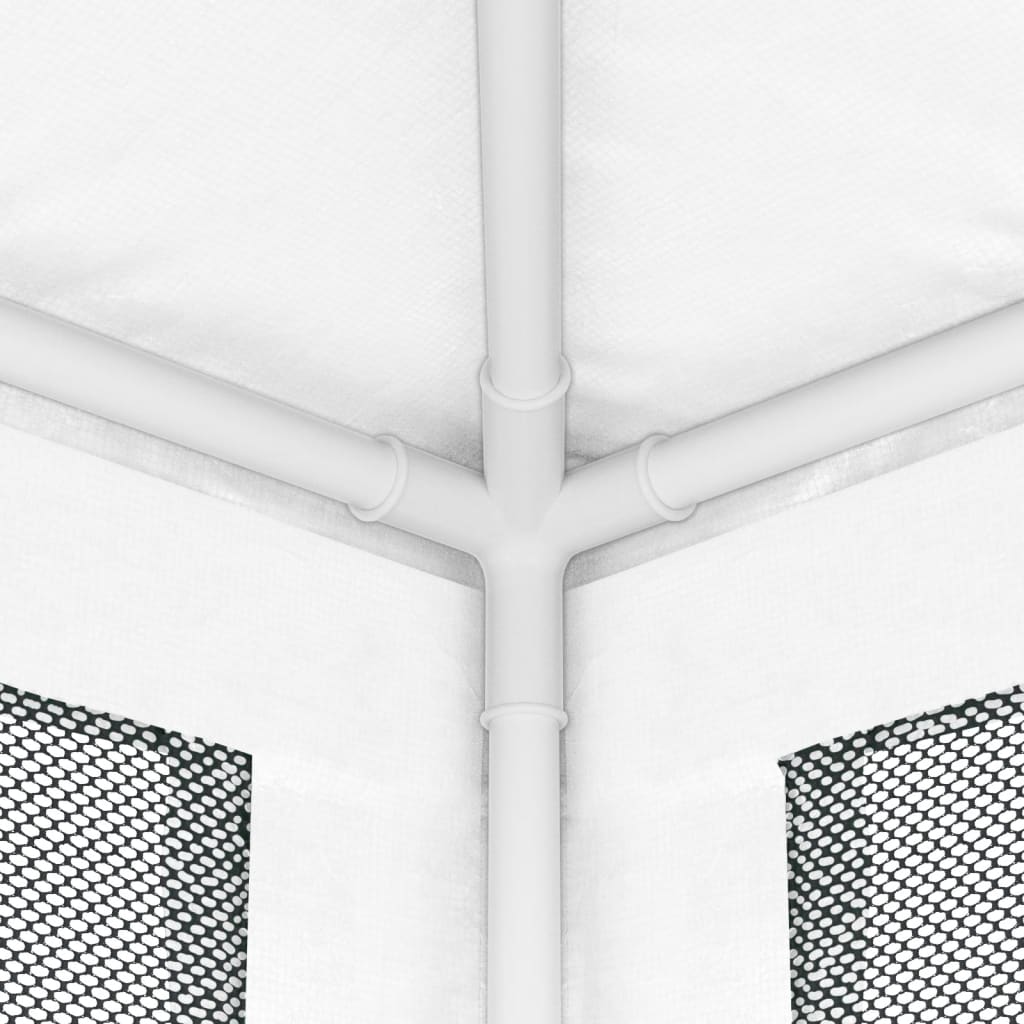 Tendone per Feste con 4 Pareti in Rete 4x4 m Bianco