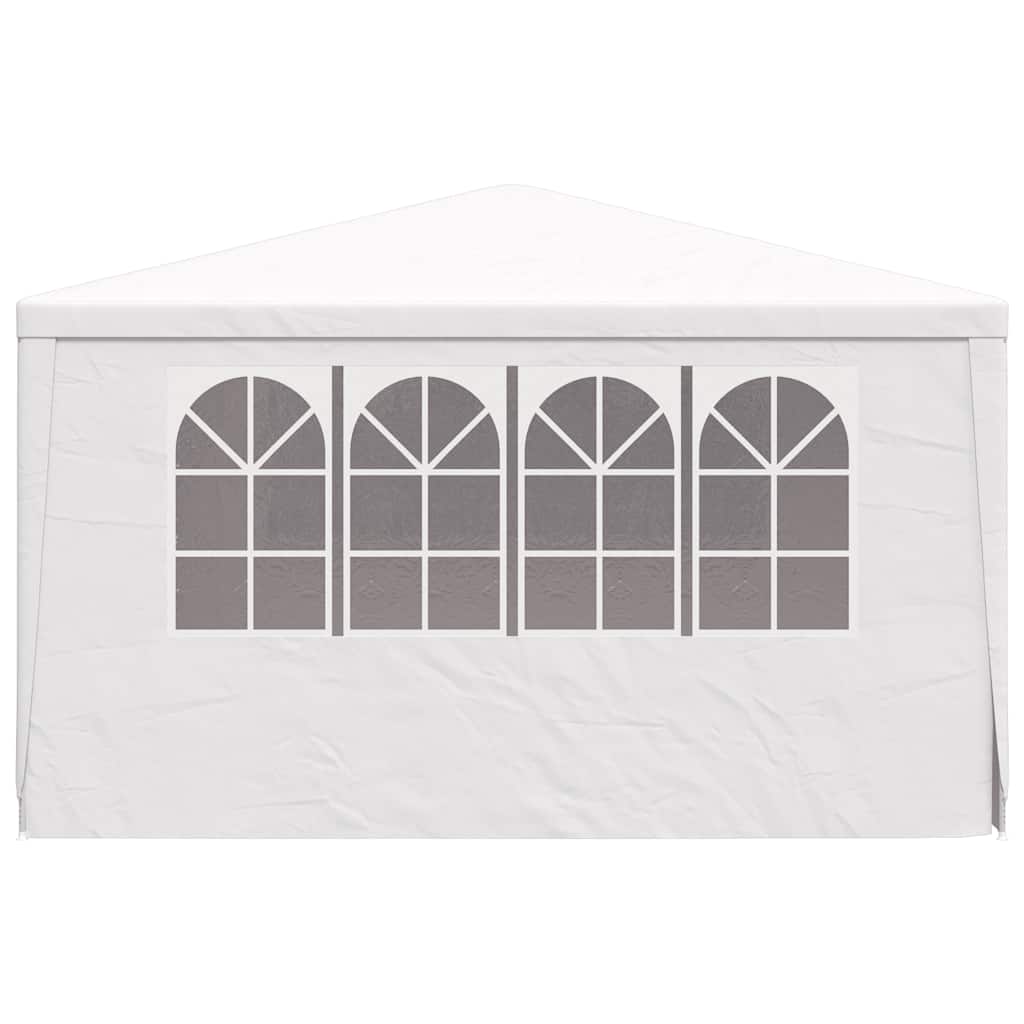 Gazebo Professionale con Pareti 4x4 m Bianco 90 g/m²
