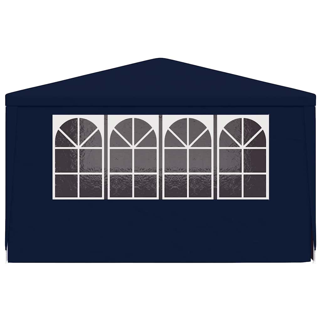 Gazebo Professionale con Pareti 4x4 m Blu 90 g/m²