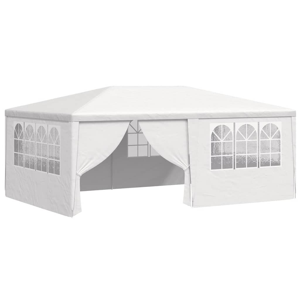 Gazebo Professionale con Pareti 4x6 m Bianco 90 g/m²