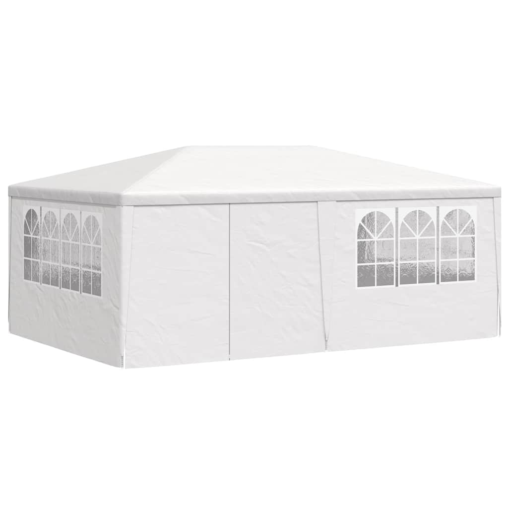 Gazebo Professionale con Pareti 4x6 m Bianco 90 g/m²