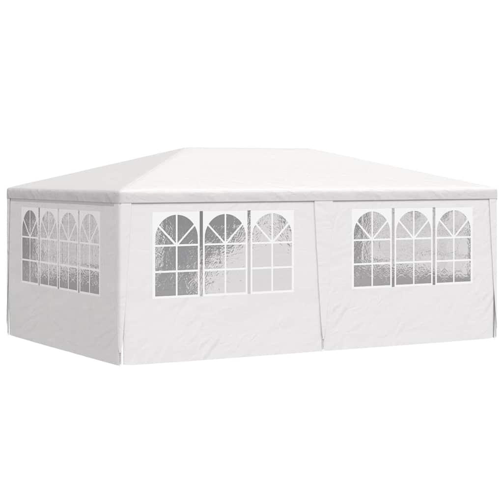 Gazebo Professionale con Pareti 4x6 m Bianco 90 g/m²