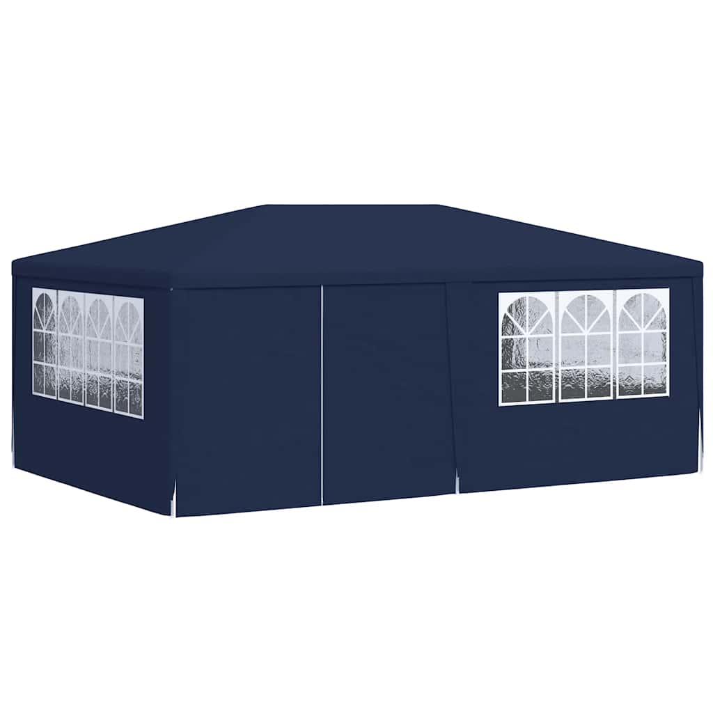 Gazebo Professionale con Pareti 4x6 m Blu 90 g/m²