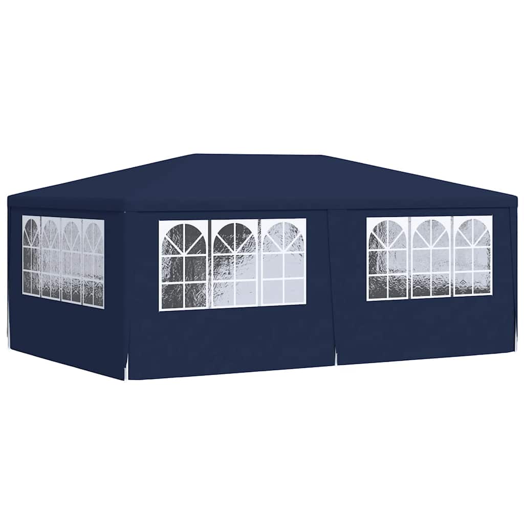 Gazebo Professionale con Pareti 4x6 m Blu 90 g/m²