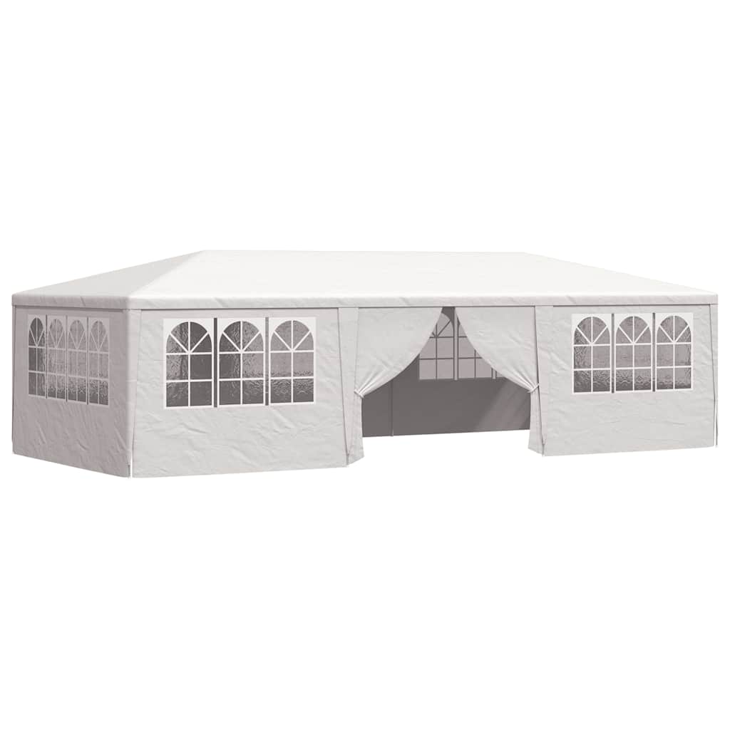 Gazebo Professionale con Pareti 4x9 m Bianco 90 g/m²