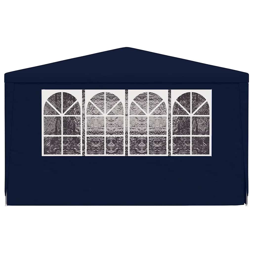 Gazebo Professionale con Pareti 4x9 m Blu 90 g/m²