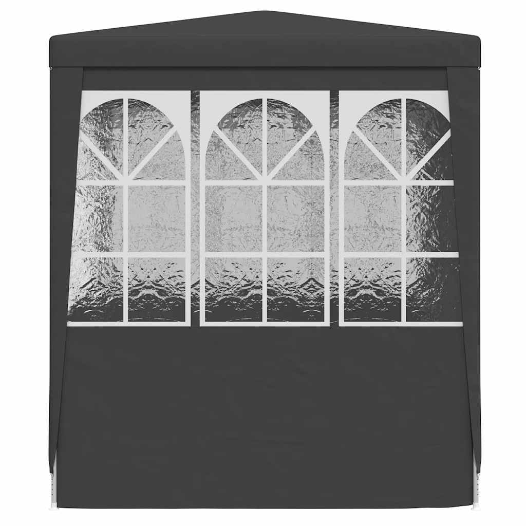 Gazebo Professionale con Pareti 2x2 m Antracite 90 g/m²