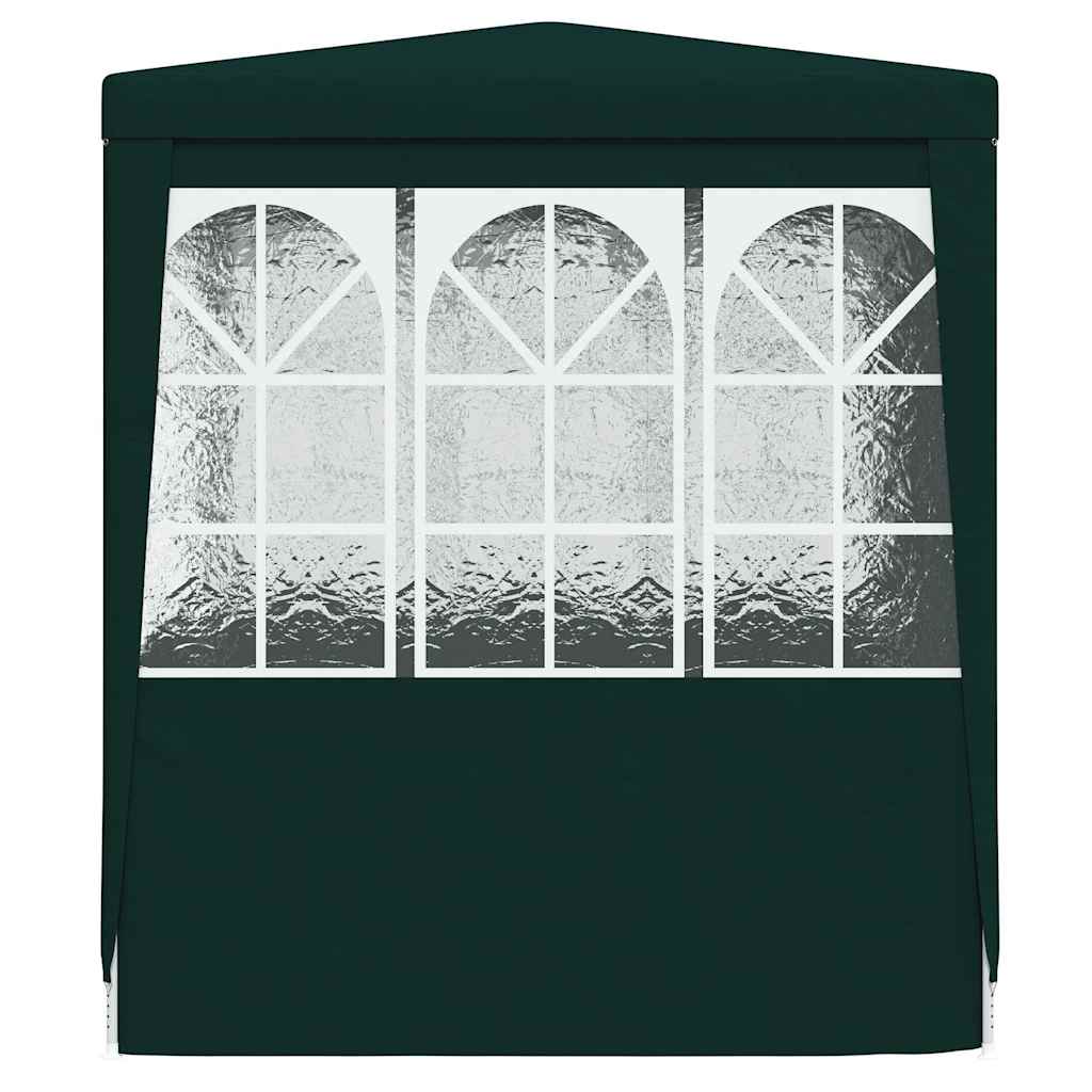 Gazebo Professionale con Pareti 2,5x2,5 m Verde 90 g/m²