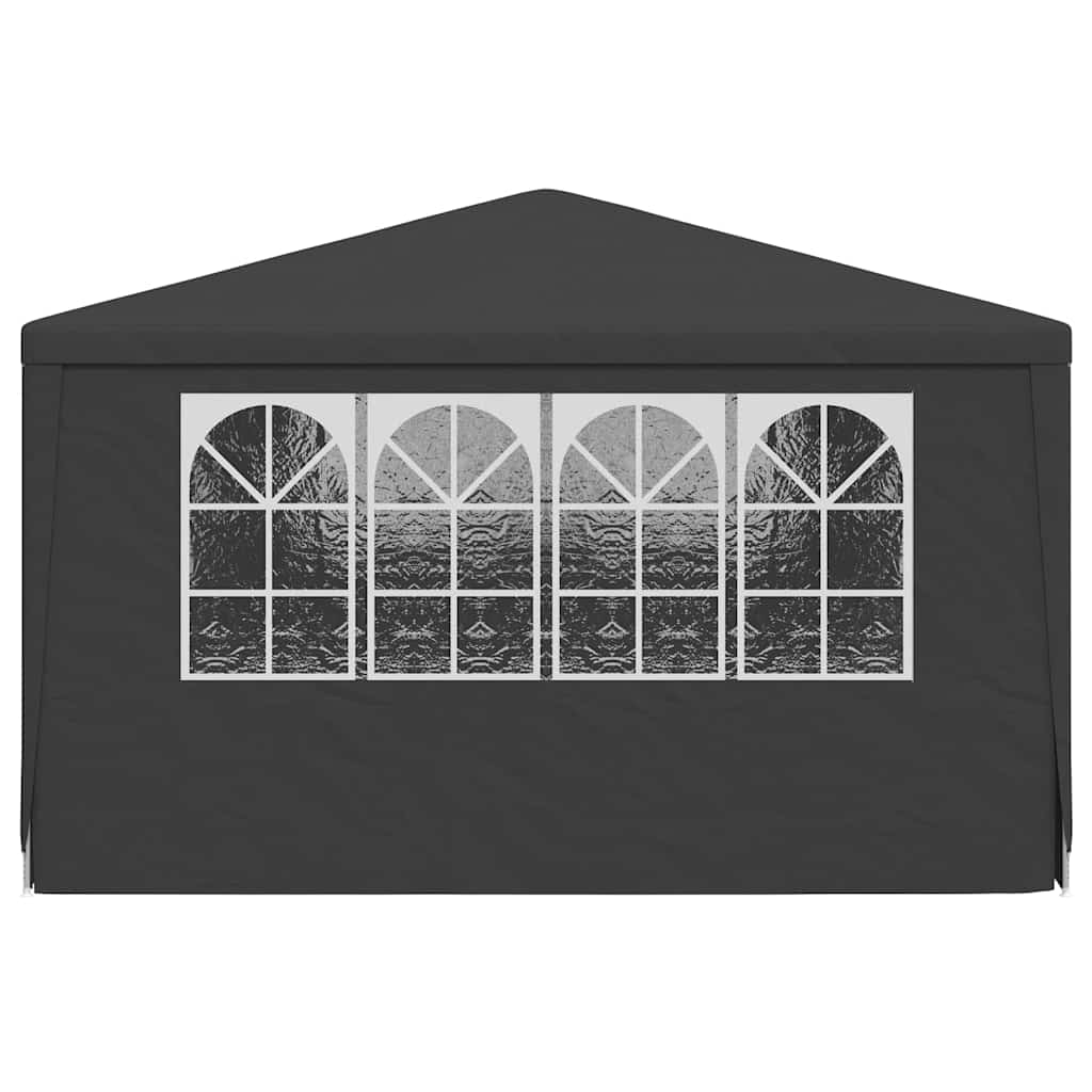 Gazebo Professionale con Pareti 4x6 m Antracite 90 g/m²