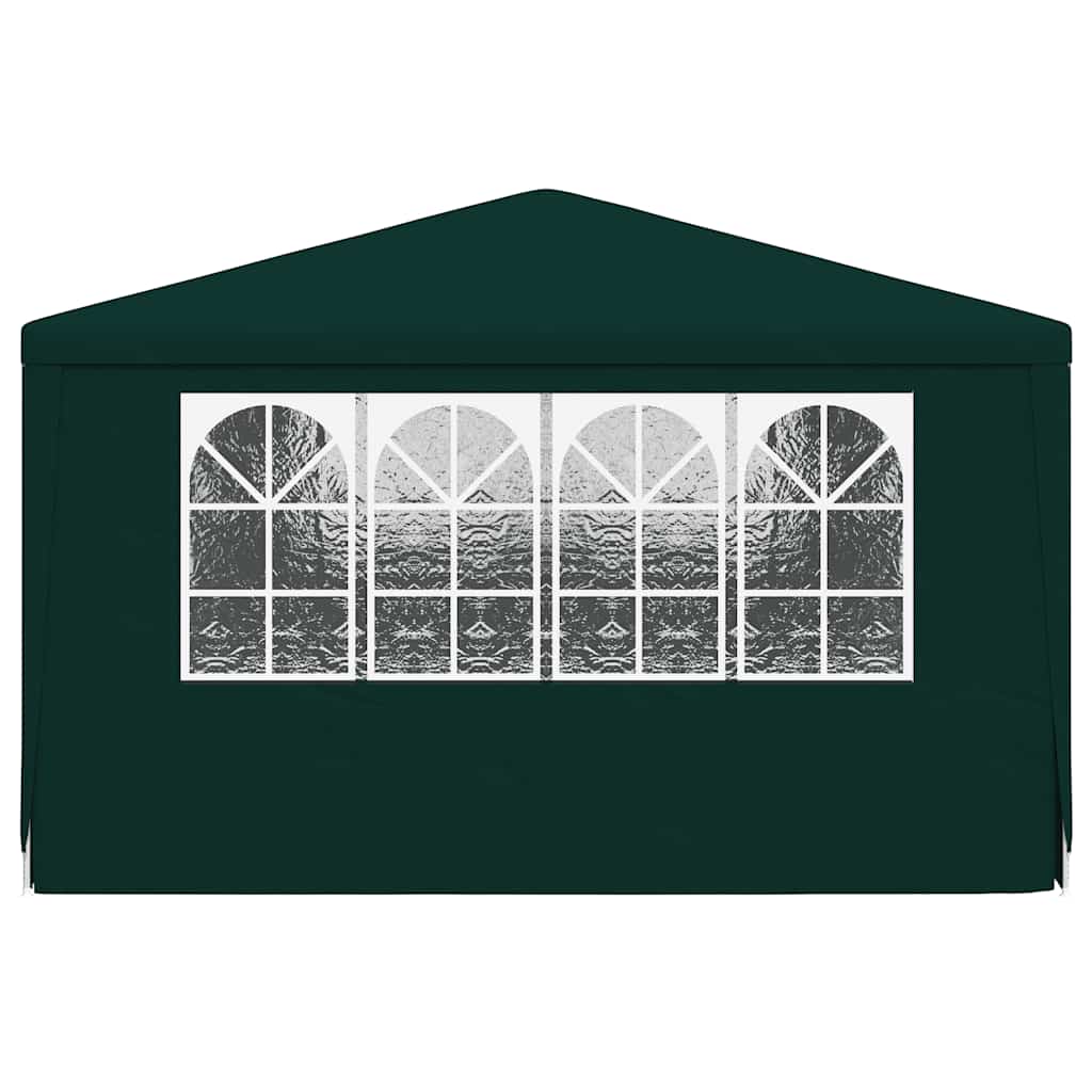 Gazebo Professionale con Pareti 4x6 m Verde 90 g/m²