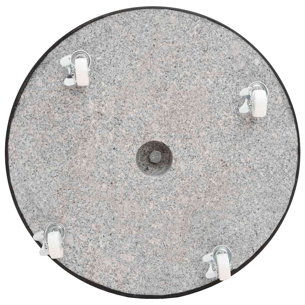 Base per Ombrellone in Granito 30 kg Circolare Nera