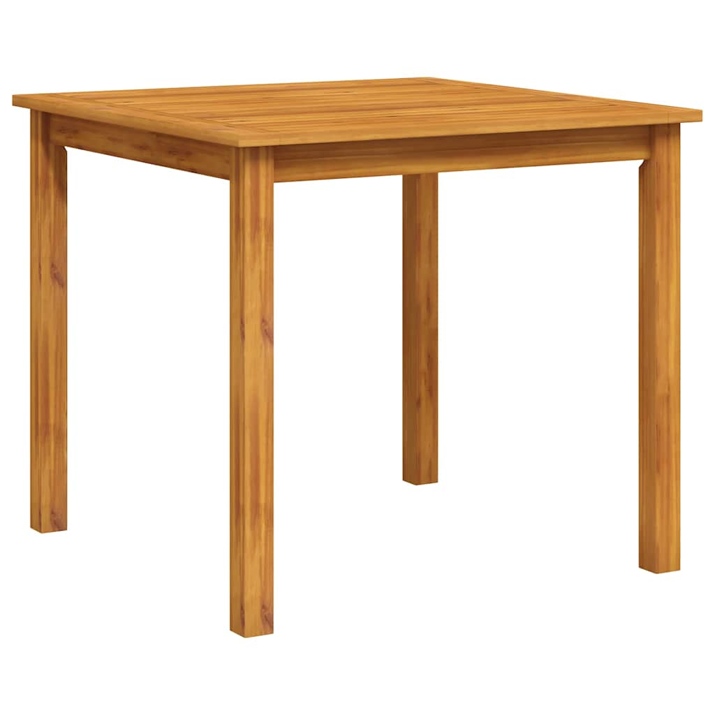 Tavolo da Giardino 85x85x74 cm in Legno Massello di Acacia