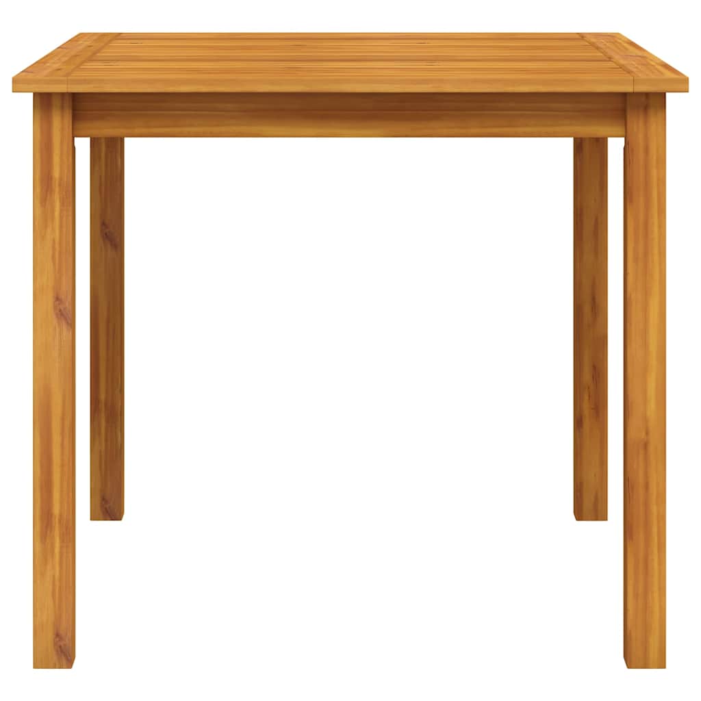 Tavolo da Giardino 85x85x74 cm in Legno Massello di Acacia