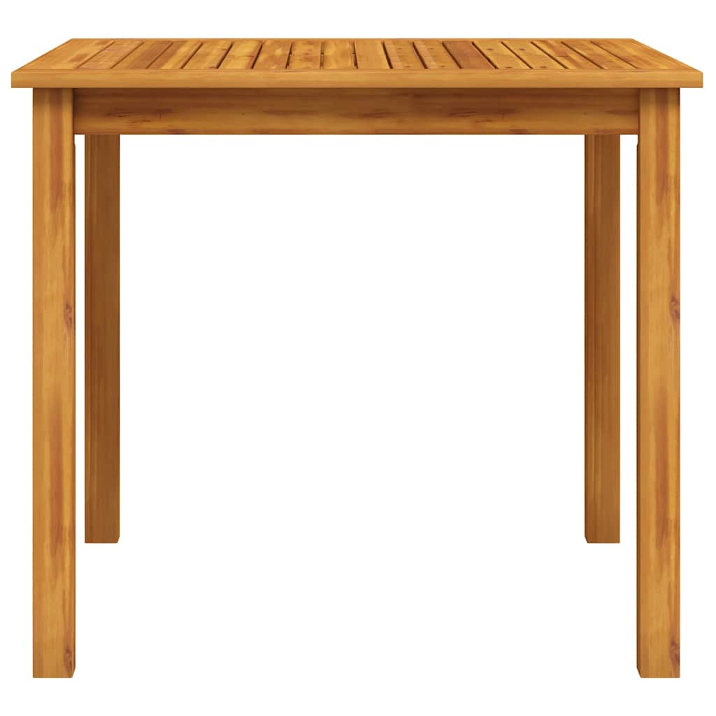 Tavolo da Giardino 85x85x74 cm in Legno Massello di Acacia