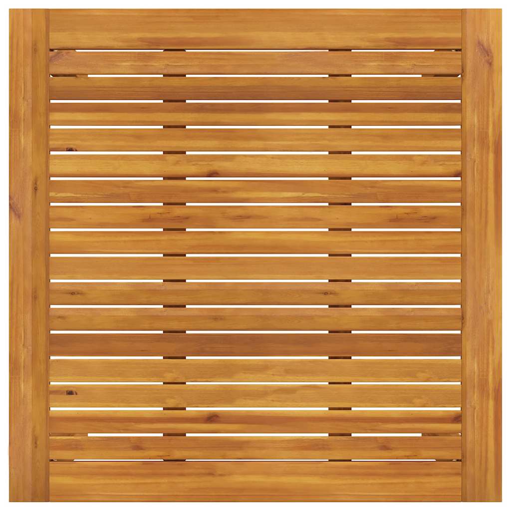Tavolo da Giardino 85x85x74 cm in Legno Massello di Acacia