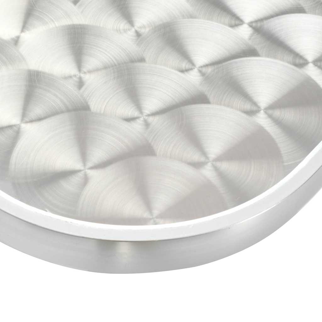 Tavolo da Giardino Argento 120x60x70 cm in Alluminio