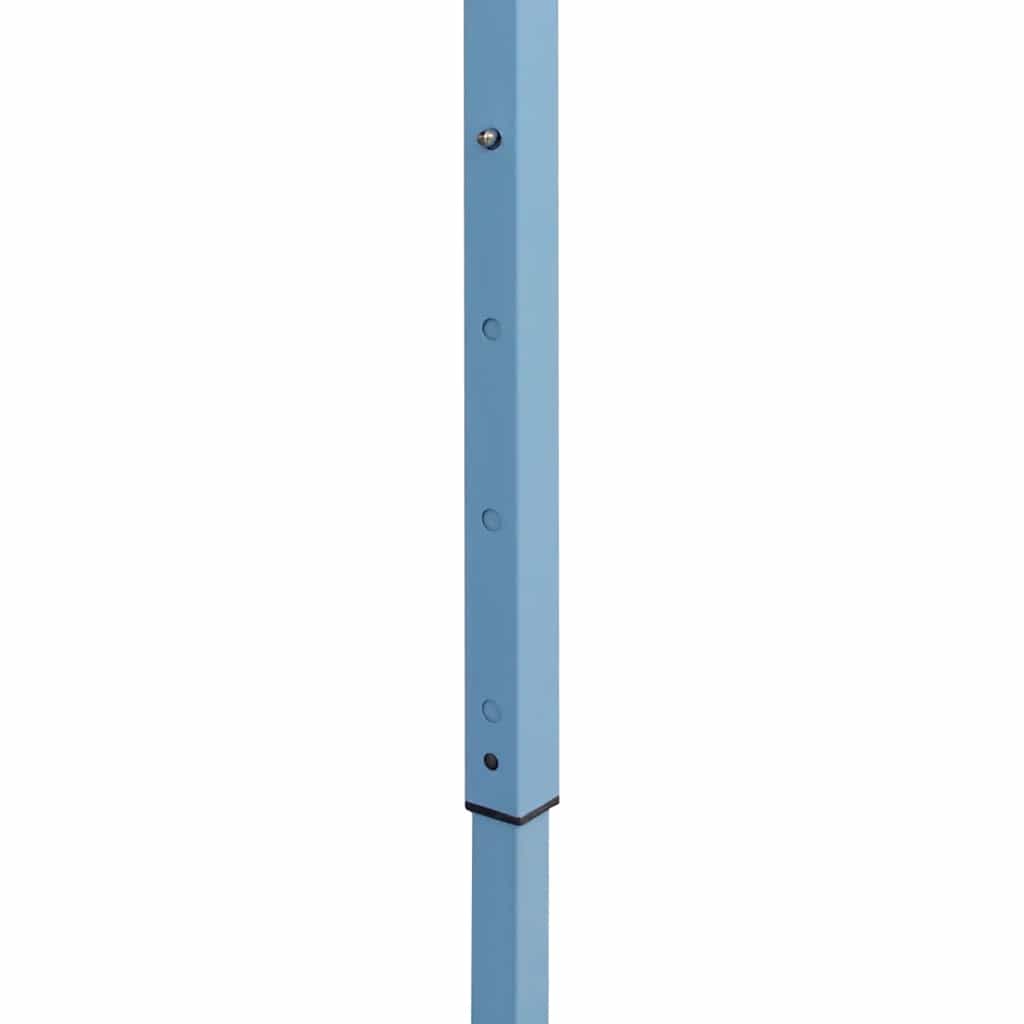 Gazebo Pieghevole con 4 Pareti 3x6m Acciaio Antracite