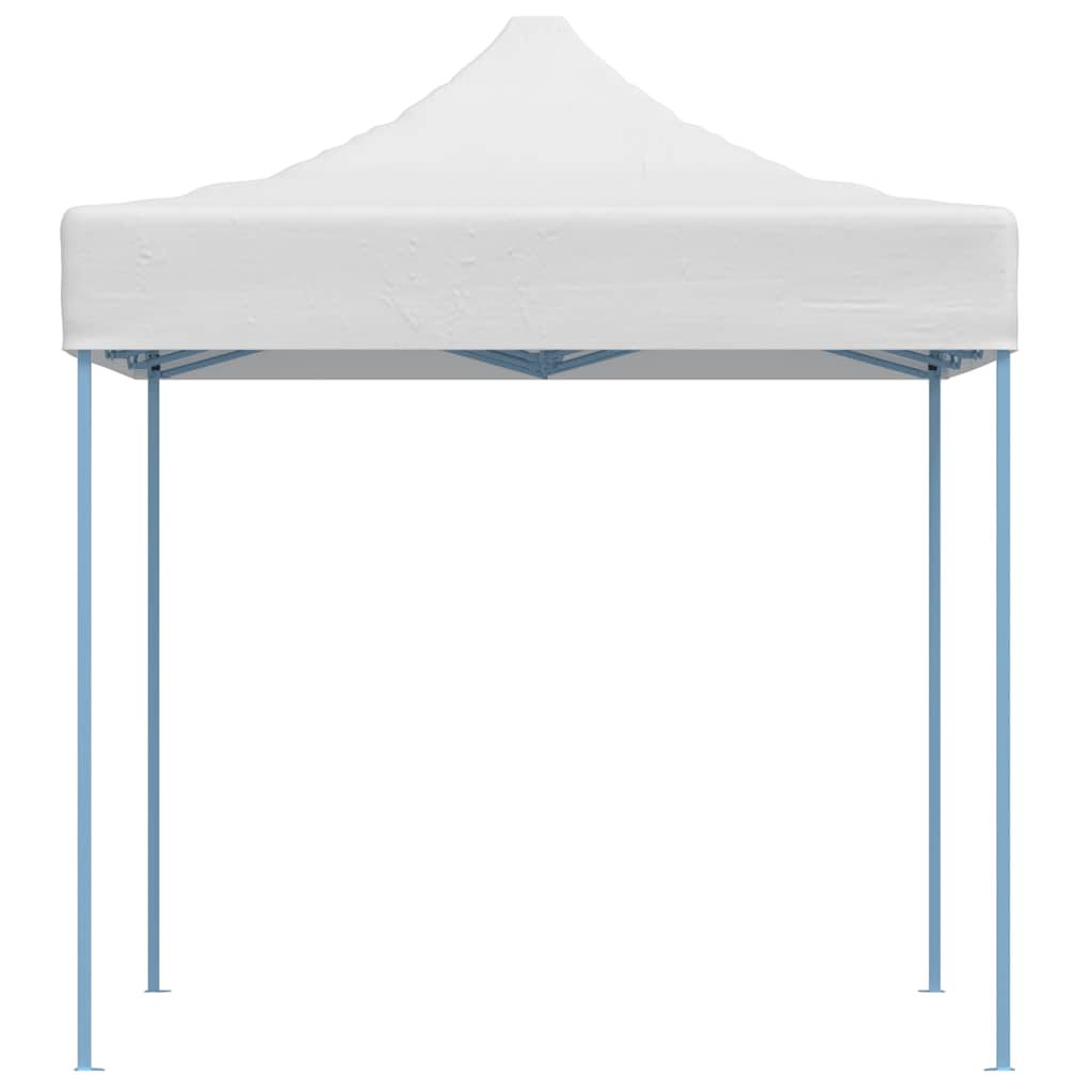 Gazebo Professionale Pieghevole 280x410x315 cm Acciaio Bianco