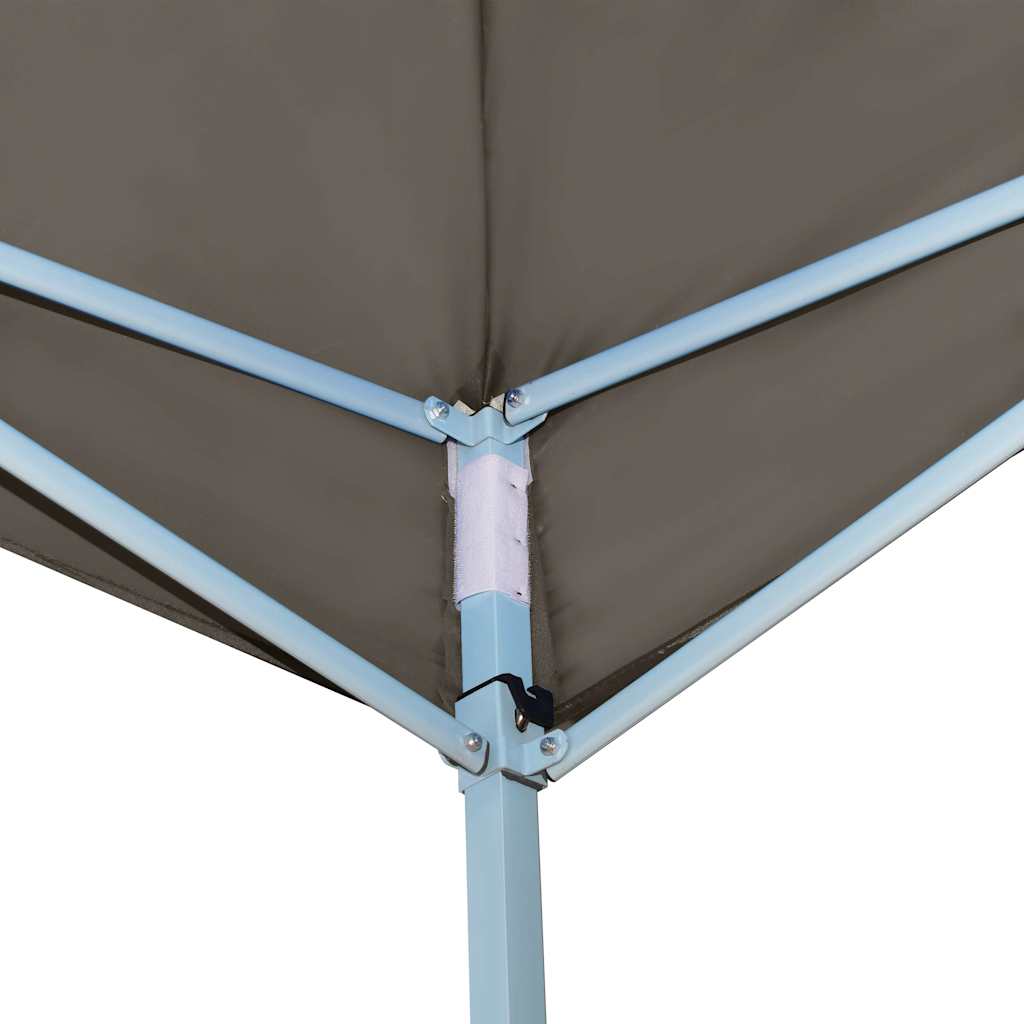 Gazebo Pieghevole con 2 Pareti 5x5 m Antracite