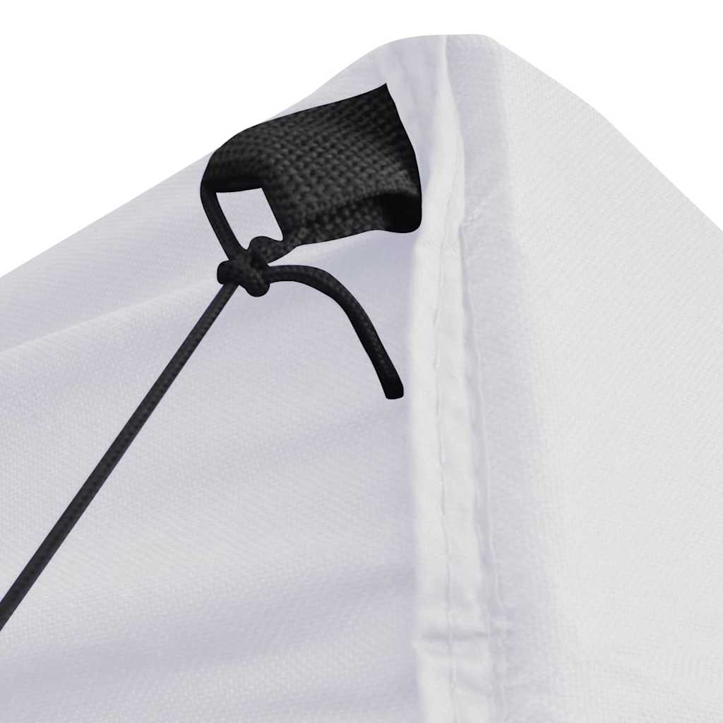 Gazebo pieghevole bianco 496 x 496 cm con pareti