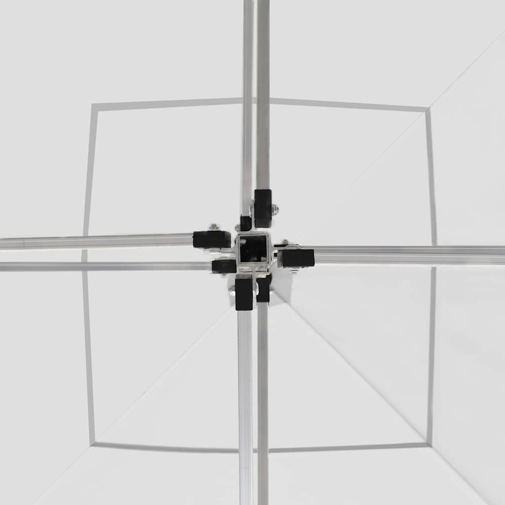 Gazebo Professionale Pieghevole Alluminio 2x2 m Bianco