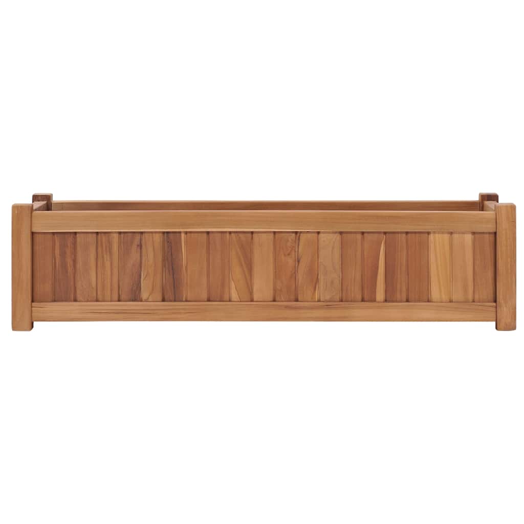 Letto Rialzato da Giardino 100x30x25 cm in Massello di Acacia