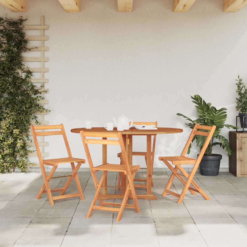 Tavolo Pieghevole a Farfalla 120x70x75 cm in Massello di Teak