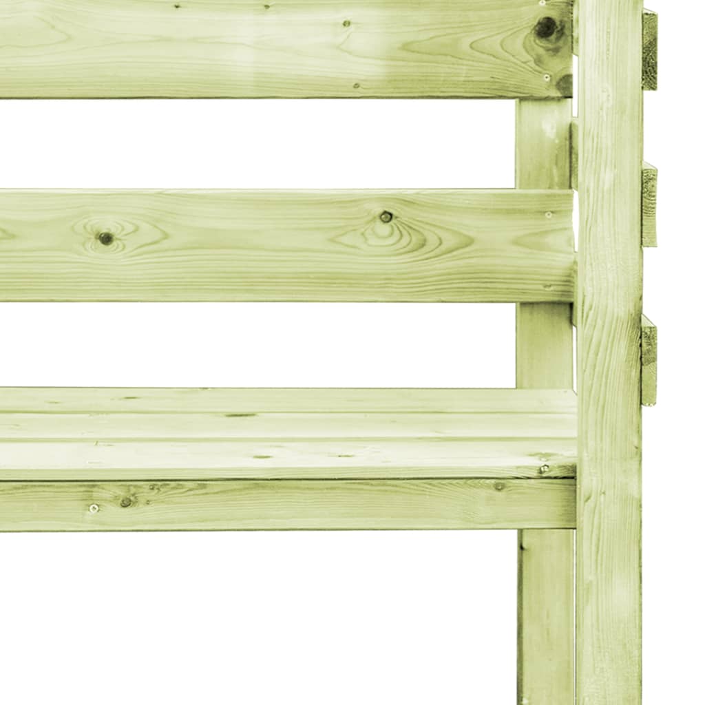 Pergolato con Panca 130x60x230 cm Legno di Pino Impregnato
