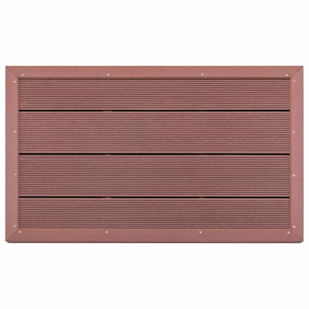 Pedana per Doccia Solare Marrone 101x63x5,5 cm in WPC