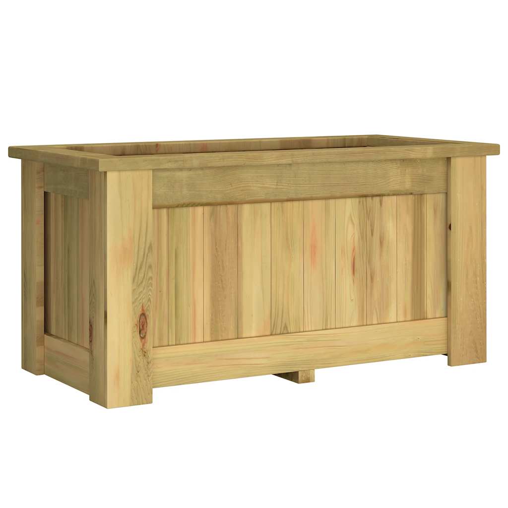 Fioriera Rialzata 100x50x50 cm in Legno di Pino Impregnato