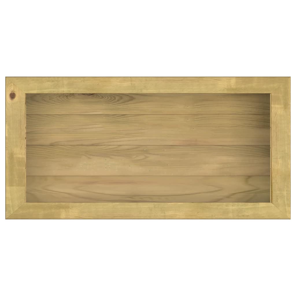 Fioriera Rialzata 100x50x50 cm in Legno di Pino Impregnato