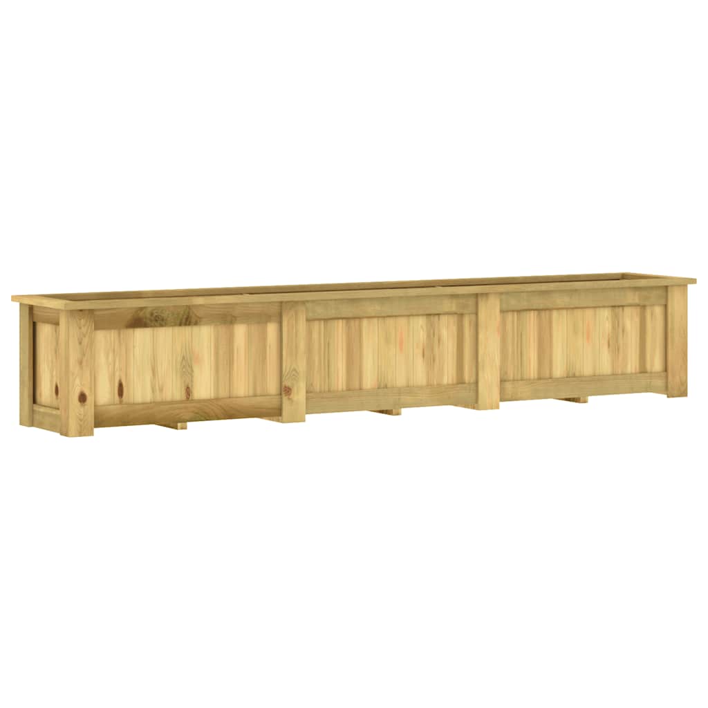 Fioriera Rialzata 291x50x50 cm in Legno di Pino Impregnato