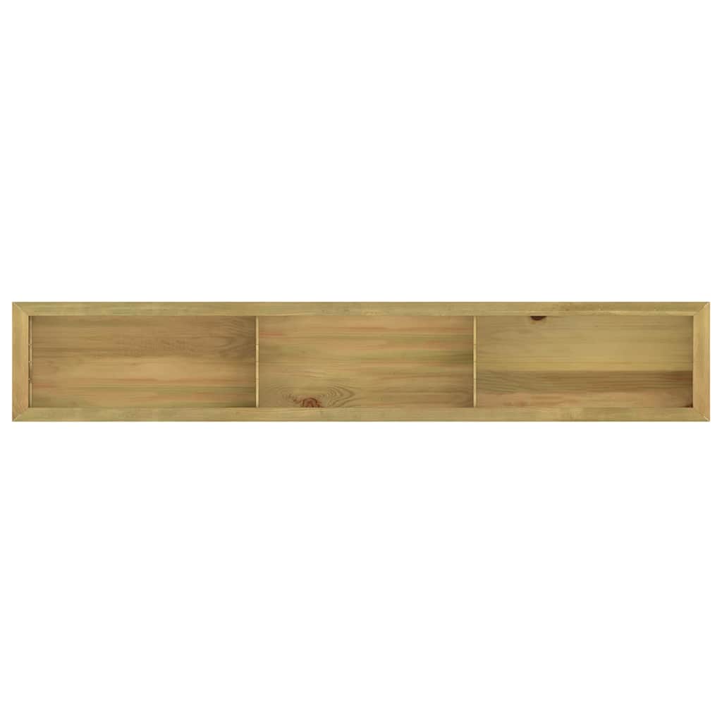 Fioriera Rialzata 291x50x50 cm in Legno di Pino Impregnato